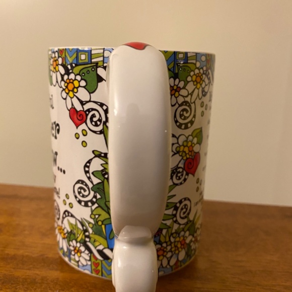 Lg Mug by Suzy Toronto Oversized  16 Oz Unique handle - - Picture 8 of 9